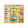 CALENDARIO MADERA CAYRO C/RELOJ REF 8107