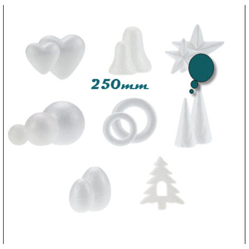 CONO POLIESPAN 250MM UNIDAD SMART 3028 GRAFOPLAS