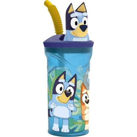 VASO FIGURITA 3D 360ML BLUEY SAFTA25 ENERO 50666
