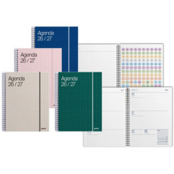 AGENDA ESCOLAR SECUNDARIA/BACHILLERATO UNIVERSAL ESPIRAL S/V 16,5X21,5 CM 288 PG CASTELLANO ADDITIO A142-SV.