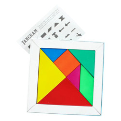 JUEGO TANGRAM EUROPRICE CAJA CARTON PIEZAS MADERA PU7844