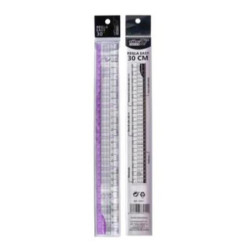 REGLA OFFICE BOX EASY 30CM COLORES SURTIDOS 33011 UNIDAD