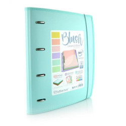 CARPEBLOC 4A 35MM OFFICEBOX PP BORDE TELA C/GOMA AZUL UNIDAD 43205AB