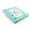 CARPEBLOC 4A 35MM OFFICEBOX PP BORDE TELA C/GOMA AZUL UNIDAD 43205AB