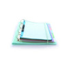 CARPEBLOC 4A 35MM OFFICEBOX PP BORDE TELA C/GOMA AZUL UNIDAD 43205AB