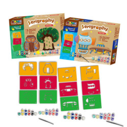 JUEGO CLEVER HANDS SERIGRAFIA C/PLANTILLAS 4787 REGALPAP