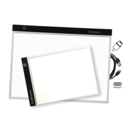 SOPORTE DE LED A4 "CALCA Y DIBUJA" OFFICEBOX LUMINOSO USB 79400