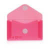 DOSSIER VELCRO OFFICEBOX 6,2*10,5 ROJO BOLSA 10U 90646