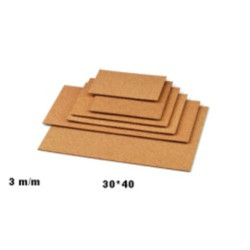 LAMINA CORCHO  3MM 30*40 PTE 10U REF.606 FAIBO
