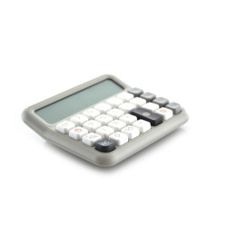 CALCULADORA SOBREMESA OFFICE BOX TECLAS RELIEVE SOFT GRIS LT-D1566