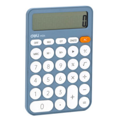 CALCULADORA SOBREMESA DELI COLORES NORDICOS AZUL M124