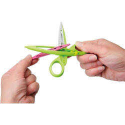 TIJERA MAPED ZIG-ZAG FANTASIA CREA-CUT 5 CORTES INTERCAMBIABLES 601005