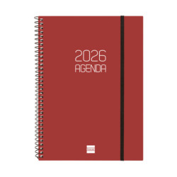 AGENDA OPAQUE E10 SVH 2026 BURDEOS+ FINOCAM26 742767426 162 X 14 X 212 MM