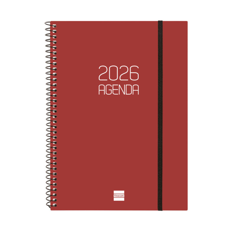 AGENDA OPAQUE E10 SVH 2026 BURDEOS+ FINOCAM26 742767426 162 X 14 X 212 MM