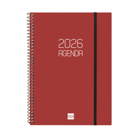 AGENDA OPAQUE E10 SVH 2026 BURDEOS+ FINOCAM26 742767426 162 X 14 X 212 MM