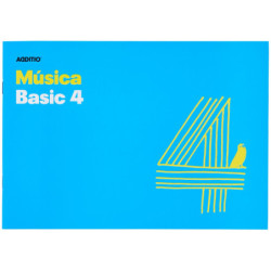 CUADERNO MUSICA 4 PENTAGRAMAS 20 MM 10HJ ADDITIO M04