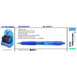 ROTULADOR PILOT G-TECMATIC 0,7 AZUL C/12U ^