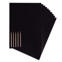 BOLSA LÁMINAS PARA RASCAR+HERRAM. 10H+5U APLI20 (1 UN) 18226