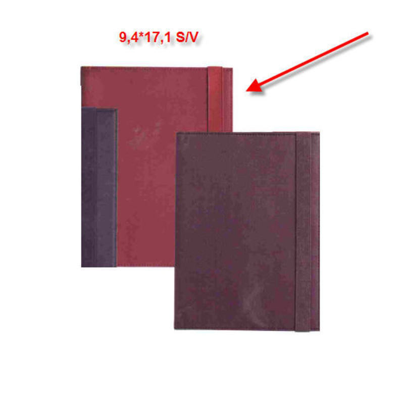 AGENDA FINOCAM ESPIRAL DUODOS 9,4*17,1 ROJO S/V E9 ^