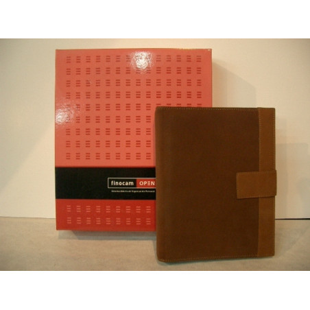 AGENDA FINOCAM OPEN 1000 RIMINI PIEL MARRON 239501 ^