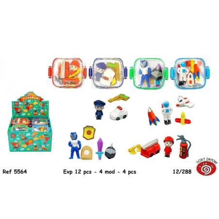 SET PAPELERIA SORT SERIE OFICIOS TUPPER SURTIDOS 4 MOD 5564 (12)