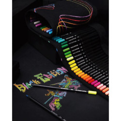 LAPIZ FABER-CASTELL BLACK EDITION ESTUCHE ENROLLABLE 72C 116418