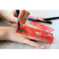 MARCADOR TATUAJE EBERHARD FABER KIDS 4 COLORES 559504