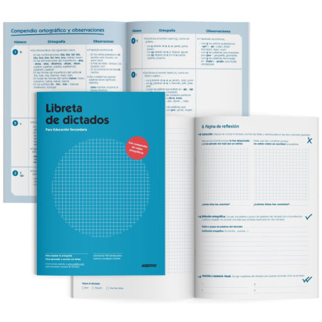 LIBRETAS ESCOLARES PARA DICTADOS SECUNDARIA CASTELLANO ADDITIO D122