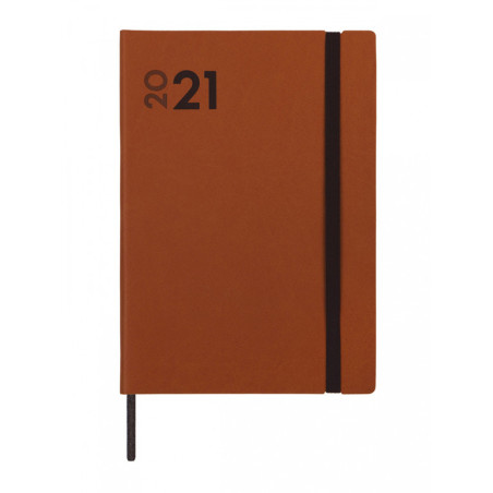 AGENDA ANUAL FINOCAM21 MARA Y10 SV VERTICAL 2021 MARRON+ 621124021 20,4*14