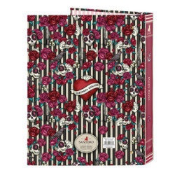 CARPETA FOLIO 4 ANI.MIXTAS GORJUSS "MARY ROSE" 522119067 33*26,5 SAFTA22