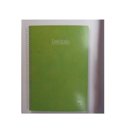 CUADERNO TD FOLIO 80H PACSA INSTITUT CUADROS 4*4 16060 VERDE