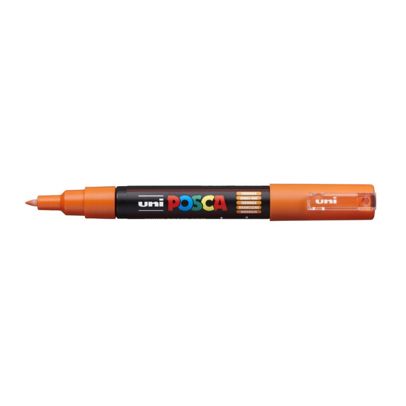 MARCADOR UNI-BALL POSCA PC-1M. PUNTA FINA 0,7MM NARANJA -4-