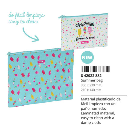 SUMMER BAG FACIL LIMPIEZA SAFTA "ICE CREAM" SAFTA25 ENERO 842022882