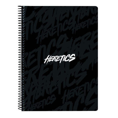 LIBRETA CUARTO 80 H. TAPAS DURAS TEAM HERETICS 512155065 22*15,5 SAFTA22