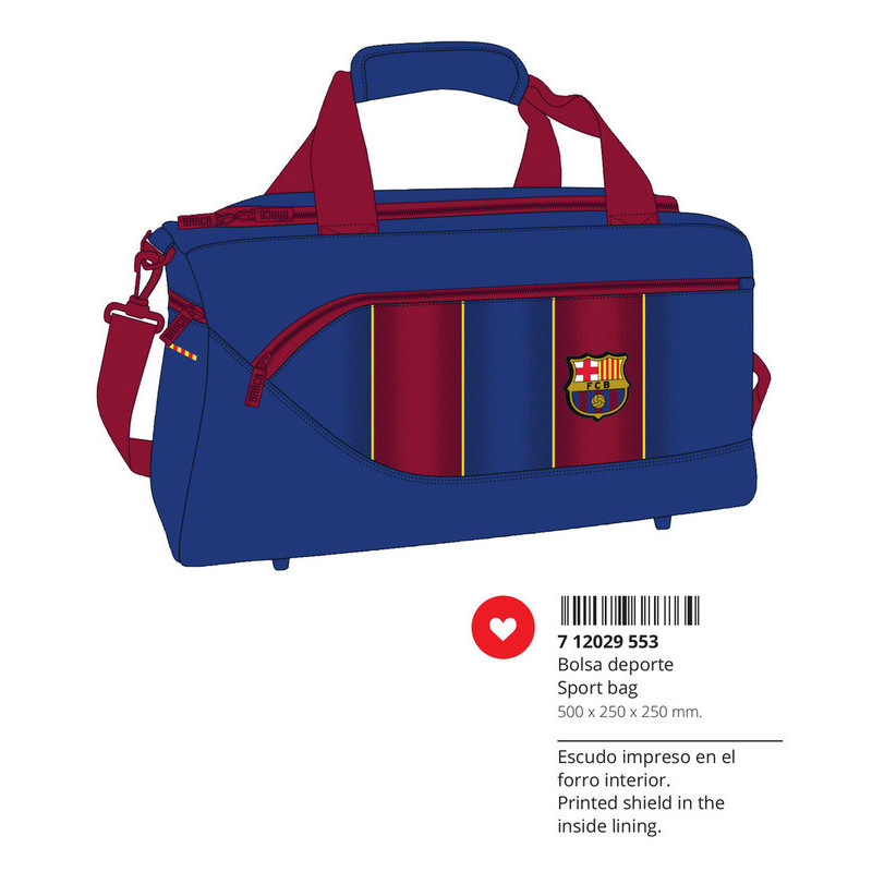 BOLSA DEPORTE F.C.BARCELONA 1ª EQUIP. 20/21 712029553 25*50 SAFTA22