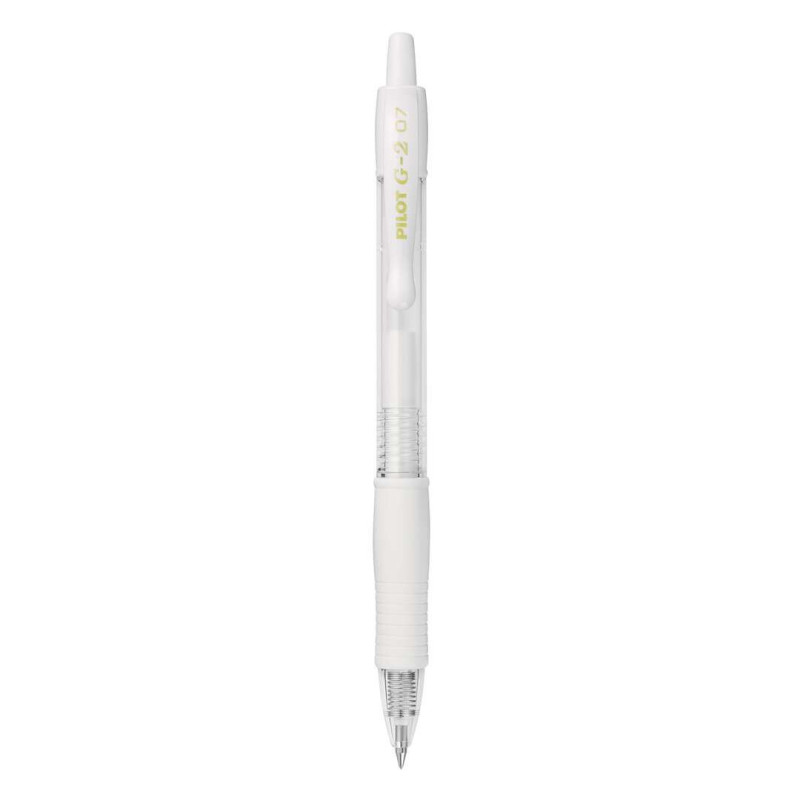 ROTULADOR PILOT G-2 PASTEL BLANCO C/12U BL-G2-7-PAW