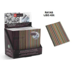 LIBRETA STONEPAPER MR 8º 40H RAYAS LISO 1396 ^