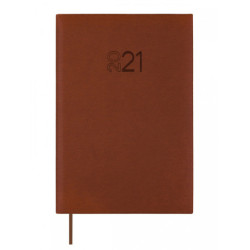 AGENDA ANUAL FINOCAM21 MILANO Y11 1DP 2021 MARRON+ 625184021 24*16,5