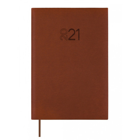 AGENDA ANUAL FINOCAM21 MILANO Y11 1DP 2021 MARRON+ 625184021 24*16,5