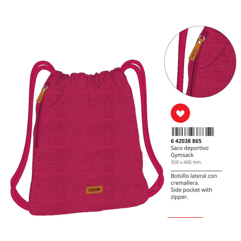 SACO DEPORTIVO SAFTA CEREZA SAFTA23 ENERO 642038865