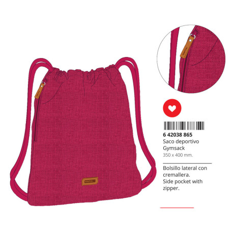 SACO DEPORTIVO SAFTA CEREZA SAFTA23 ENERO 642038865