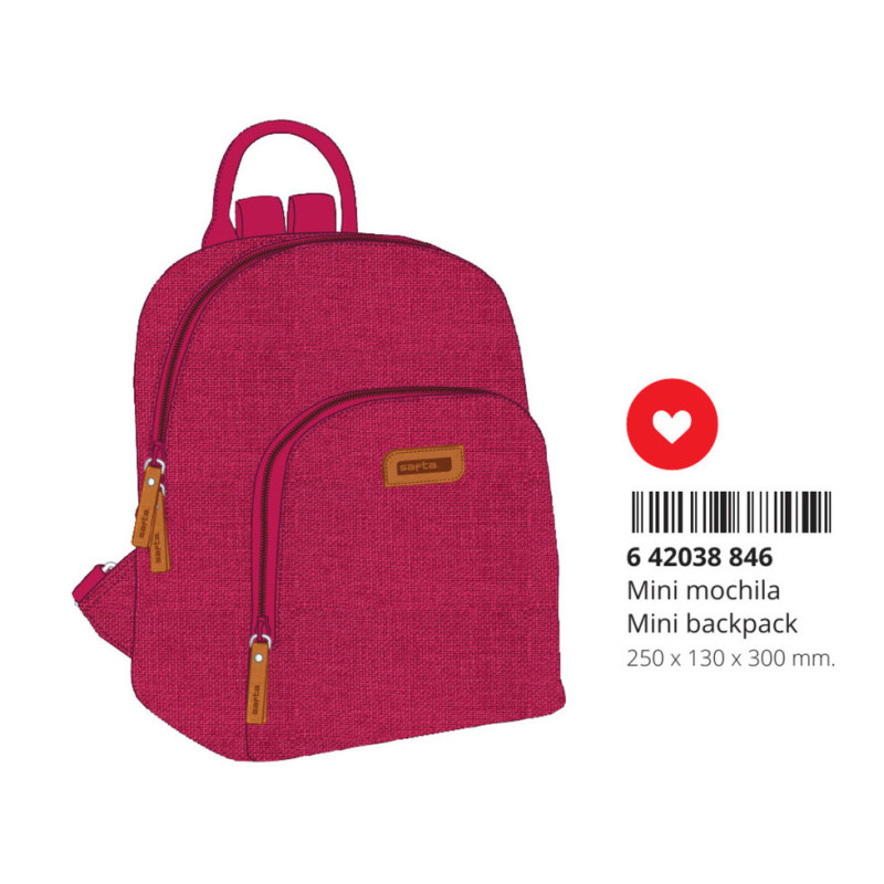 MINI MOCHILA SAFTA CEREZA SAFTA23 ENERO 642038846