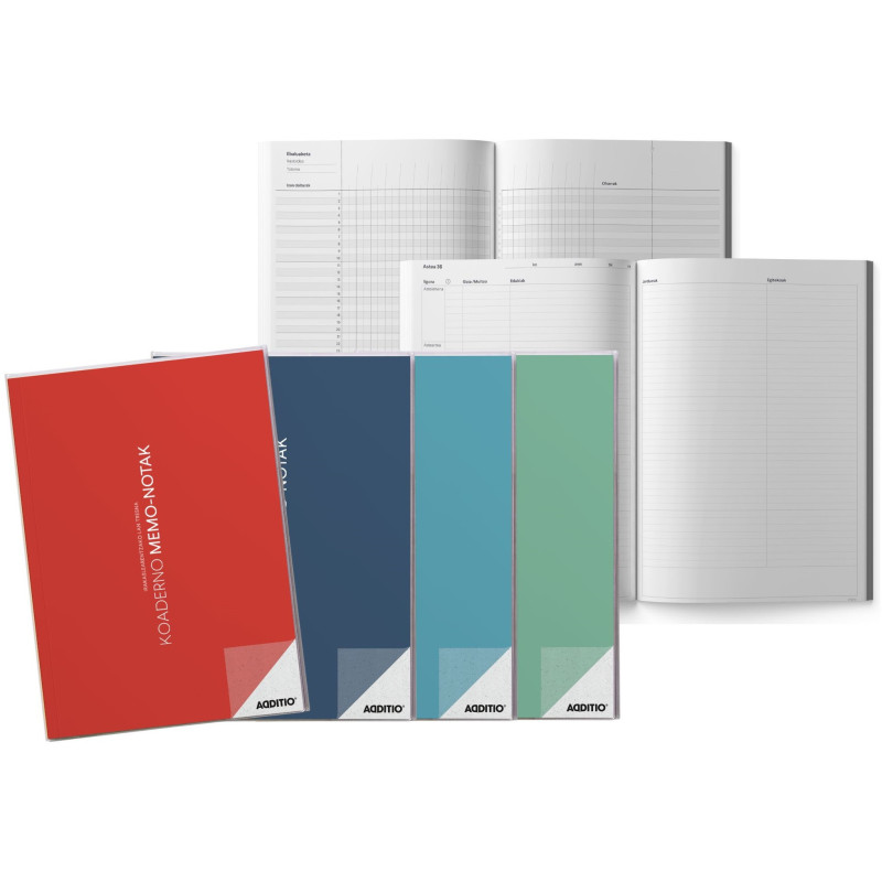 CUADERNO PROFESORADO: MEMO- NOTAS - EVALUACION CONTINUA + PLANNIG SEMANAL EUSKERA ADDITIO P153