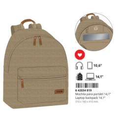 MOCHILA PARA PORTATIL 14,1" SAFTA ARENA SAFTA23 ENERO 642034819