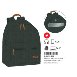 MOCHILA PARA PORTATIL 14,1" SAFTA CARBON SAFTA23 ENERO 642033819