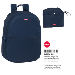 MOCHILA PLEGABLE SAFTA "DARK BLUE" SAFTA25 ENERO 642024881