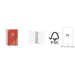 AGENDA ANUAL FINOCAM20  YEAR E3 1DP 2020 ROJO+ 741083020