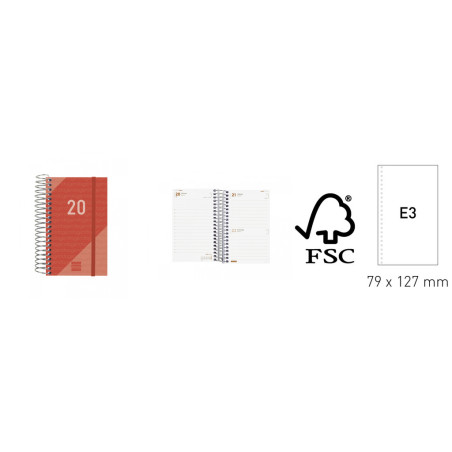 AGENDA ANUAL FINOCAM20  YEAR E3 1DP 2020 ROJO+ 741083020