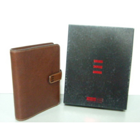 AGENDA FINOCAM OPEN  500 TIBET PIEL MARRON