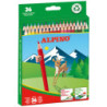 LAPICEROS COLOR CJ.36u. MINA 3,3MM ALPINO